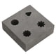 thumbnail image 1 of Moldes De Fundición, Estabilidad Térmica, Compacto, Portátil, Resistente A La Corrosión, Molde De Grafito Con Forma Floral Para Aluminio Para Plata Amonsee Otros, 1 of 8