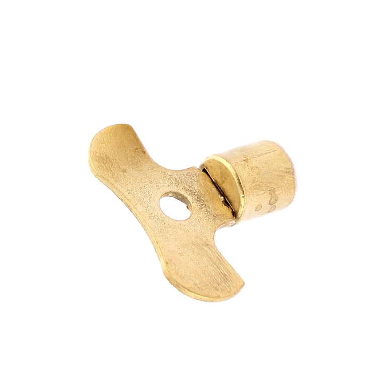 XYWHPGV Faucet Key Knob 1/4 Inch Square Hole Gold Tone 5 Pack
