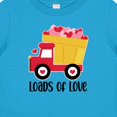 thumbnail image 4 of Inktastic Valentine Truck Loads of Love Heart Quote Boys Baby T-Shirt, 4 of 5