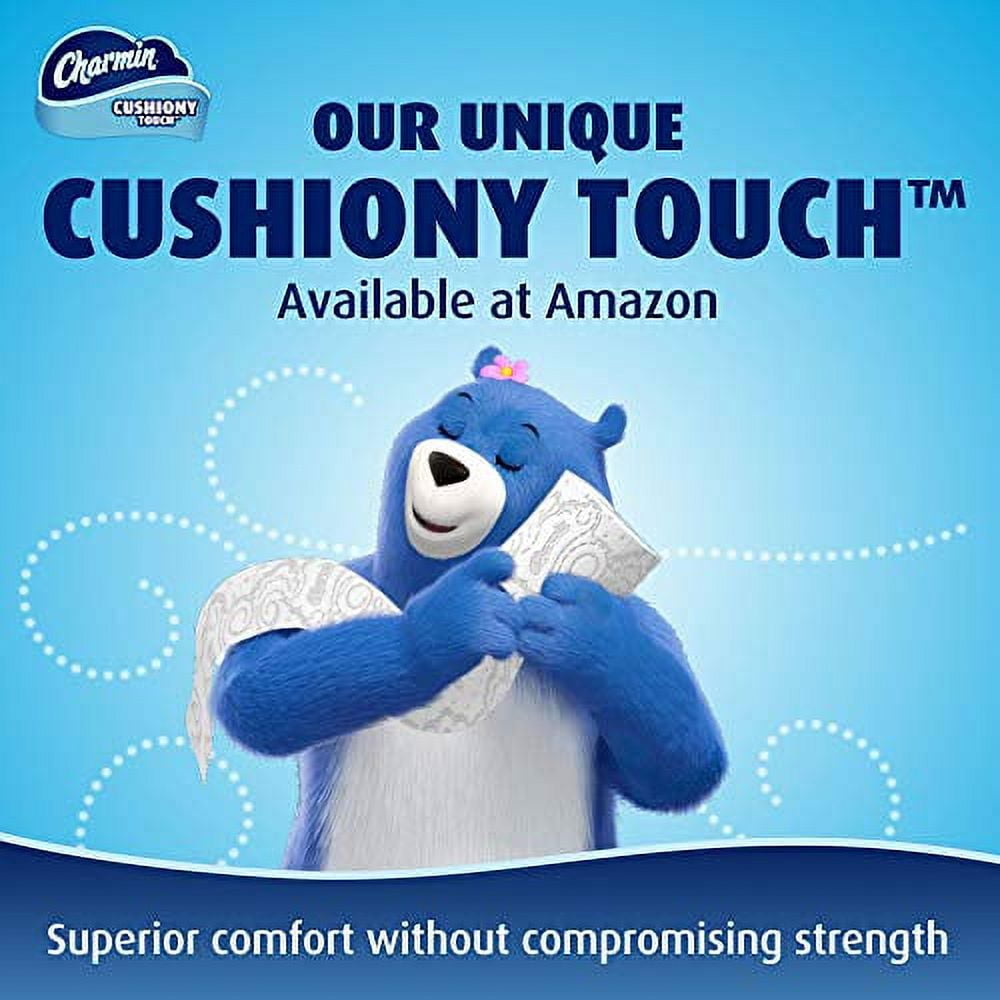 Charmin Ultra Soft Cushiony Touch Toilet Paper, 18 Family Mega Rolls = 90 Regular Rolls