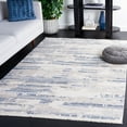 thumbnail image 2 of SAFAVIEH Whisper Zechariah Camo Area Rug, Grey/Blue Ivory, 6'7" x 6'7" Square, 2 of 8