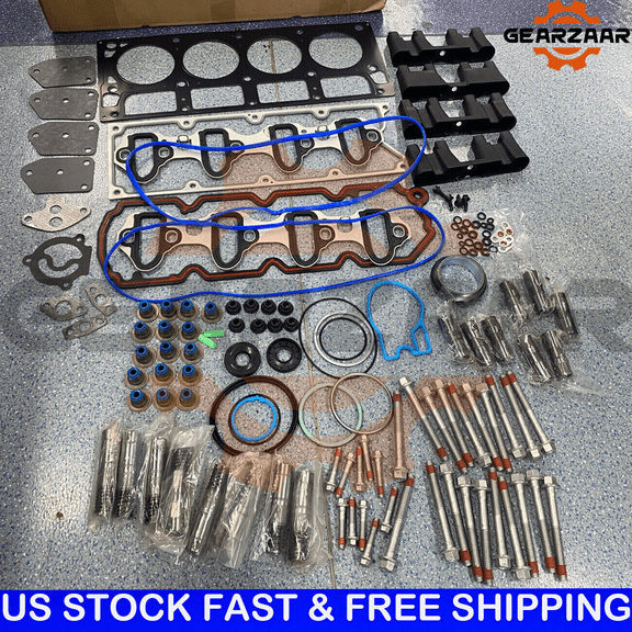 For GM 5.3 AFM Lifter Replacement Kit Head Gasket Set, Head Bolts Lifters Guides