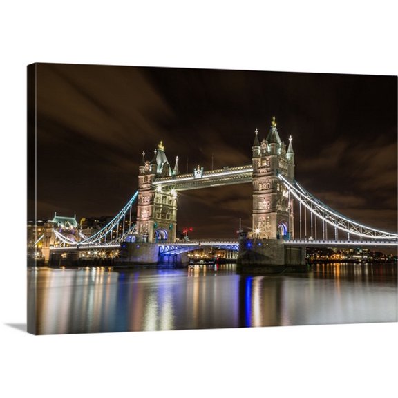 Great BIG Canvas Marcel Herciu Premium Thick-Wrap Canvas entitled Tower Bridge