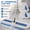 41" Mop-BB, variant on 41" Commercial Dust Mop with 2 Washable Pads, Adjustable 43-57" Handle, 360° Swivel, Extra Wide for Hardwood Floors, Warehouse, Gym, Janitorial Cleaning