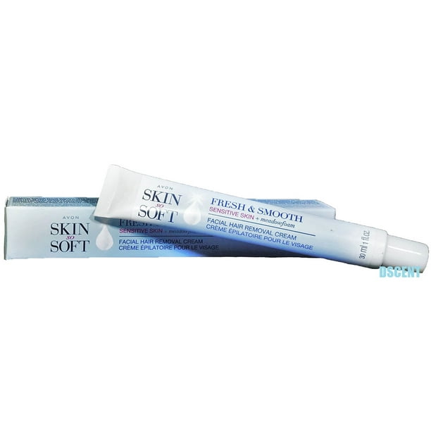 Avon - Skin So Soft Fresh & Smooth Sensitive Skin Facial Hair Removal ...