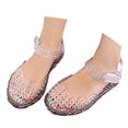 thumbnail image 2 of DuoJiaJ Girls Summer Fashion Jelly Sandals Open Toe Soft Sole Beach Shoes With Breathe Holes For Outdoor Play Kids Sandals Girls Size 10, 2 of 5
