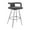 Multi-color, variant on Gabriele 26" Gray Faux Leather and Black Metal Swivel Bar Stool