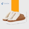 thumbnail image 5 of Pantuflas para Hombre o Mujer de Gamuza Interior Afelpadas Acolchadas Comodas Calidas Ideales para Invierno, 5 of 5