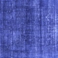 thumbnail image 1 of Ahgly Company Indoor Square Persian Blue Bohemian Area Rugs, 6' Square, 1 of 4