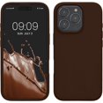 thumbnail image 1 of Étui Compatible avec Apple iPhone 16 Pro Max - Étui en Silicone TPU avec Finition Douce - Chocolat, 1 of 4