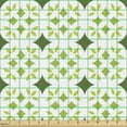 thumbnail image 2 of Abstract Fabric by the Yard, Simple Oriental Pattern of Leafy Motifs Composition, Upholstery Fabric for Dining Chairs Home Decor Accents, Lime Green Olive Green by Ambesonne, 2 of 5