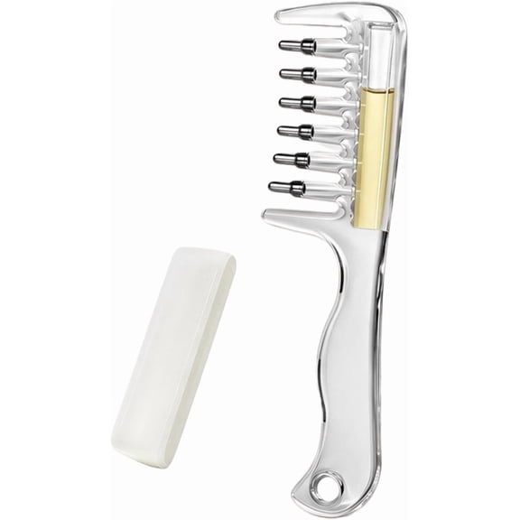 Zlinib Hair Oil Applicator, Refillable Scalp Oil Applicator Comb