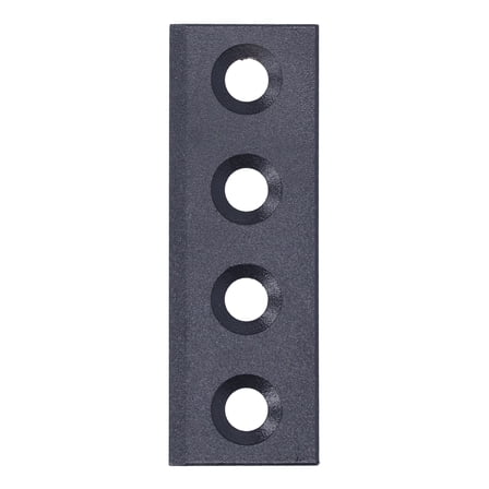 Barn Door Track Connector Plate Kit Carbon Steel Sliding Door Hardware Fittings 8x2.7cm