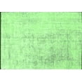 thumbnail image 1 of Ahgly Company Indoor Rectangle Solid Green Modern Area Rugs, 2' x 4', 1 of 4