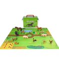 thumbnail image 4 of Variety4all Farm Realistic Animal Figures Playset Playmat & Storage Box, Non-Toxic Hand Painted Educational Toys, 4 of 5