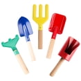 thumbnail image 2 of Herramientas de bricolaje para plantas de exterior, juego de 5 miniherramientas de jardinería para niños, kit de herramientas de plantación de jardín ultra sensible, 2 of 7