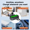 thumbnail image 4 of 4 Slots CR123A Battery Charger, LCD Eye Protection Screen 3.7V Rechargeable Battery Charger with USB-C Double Input, for 3.7V Li-ion 16350 14500 16340 10440 14430 16500 Rechargeable Batteries, 4 of 7
