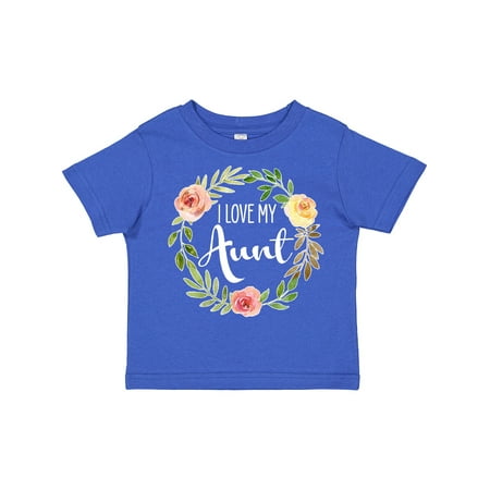 

Inktastic I Love My Aunt- Flower Circle Gift Toddler Boy or Toddler Girl T-Shirt