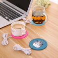 thumbnail image 2 of USB Cup Heating Mat Warm Pad Electric Insulation Coaster for Coffee Tea Hot Sale Popular Cartoon 1 Piece Silicone Device Coffee Tea Warmer Pad Mat  Electric Insulation, 2 of 5