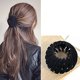thumbnail image 1 of Bird Nest Magic Hair Clip, Vintage Geometric Expandable Ponytail Holder Clip Bird Nest Shaped Hair Clips Suitable for Ponytail, Ball Head, Half-Tie (Black), 1 of 4
