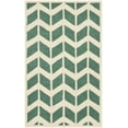 thumbnail image 2 of SAFAVIEH Chatham Easton Geometric Wool Area Rug, Teal/Ivory, 3' x 5', 2 of 7
