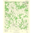 thumbnail image 2 of USGS 15x17 White Modern Wood Framed Museum Art Print Titled - Carbon Texas Quad - USGS 1966, 2 of 4