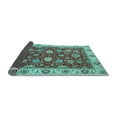 thumbnail image 2 of Ahgly Company Indoor Rectangle Oriental Light Blue Traditional Area Rugs, 5' x 7', 2 of 4
