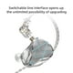 thumbnail image 4 of KZ-ASX Audífonos de 3,5 mm Jack In Ear Audífonos para teléfono (plata con micrófono) Likrtyny Para estrenar, 4 of 8