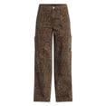 thumbnail image 5 of No Boundaries Wide Leg Cargo Pants, 29" Inseam, Women's and Women's Plus XXS-4X, 5 of 5