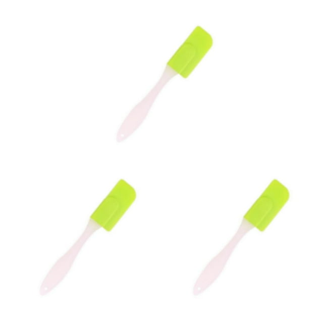 bedienty Cream Butter Pastry Integrate Handle Spatula BBQ Cake Kitchen Cooking Utensil Scraper Brush Mixer Baking Tools 3Set