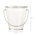 thumbnail image 6 of Transparent Tin Pail with Handle, 4.6", by Way To Celebrate, Party Favor, 6 of 6
