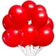 thumbnail image 1 of Globos de fiesta con diseño de duendes coloridos, látex rojo, 30 cm, 100 unidades, 1 of 6