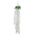thumbnail image 2 of BalsaCircle 42" White Hanging Artificial Wisteria Flowers Vine DIY Garland Wedding Party Centerpieces, 2 of 8