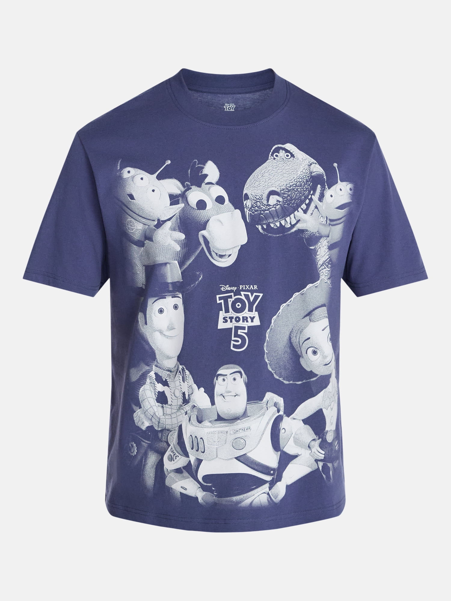 Toy Story 5 Men's and Big Men's Graphic Tee, Sizes XS-3XL