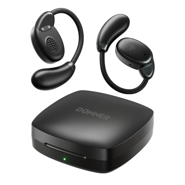 Auriculares abiertos Donner Dobuds Open Bluetooth 5.3 negros
