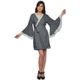 thumbnail image 2 of Moomaya Cotton Printed Bell&nbsp;Sleeves&nbsp;Robes&nbsp;For Women Bridesmaid&nbsp;Robes&nbsp;Bathrobes, 2 of 6