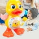 thumbnail image 1 of Pato de baile eléctrico con música y luces, pato Musical para bebé, juguete que baila y camina, pato amarillo para niños pequeños de 1 año o más, 1 of 9