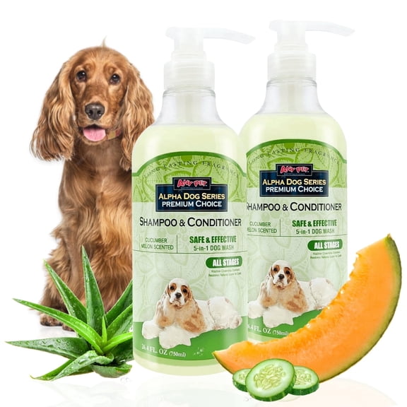 Alpha Dog Series Shampoo&Conditioner(Adult Formula) - Pack of 2