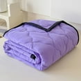 thumbnail image 4 of ChicYu Summer Air-Conditioning Quilt Washed Cotton Summer Comforter Lightweight Washed Cotton Quilt Breathable and Soft Provides Comfortable Sleep during Summer Nights 150x200cm, 4 of 5