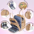 thumbnail image 3 of Mochila para pañales, kit impermeable 4 en 1, color caqui, 3 of 9