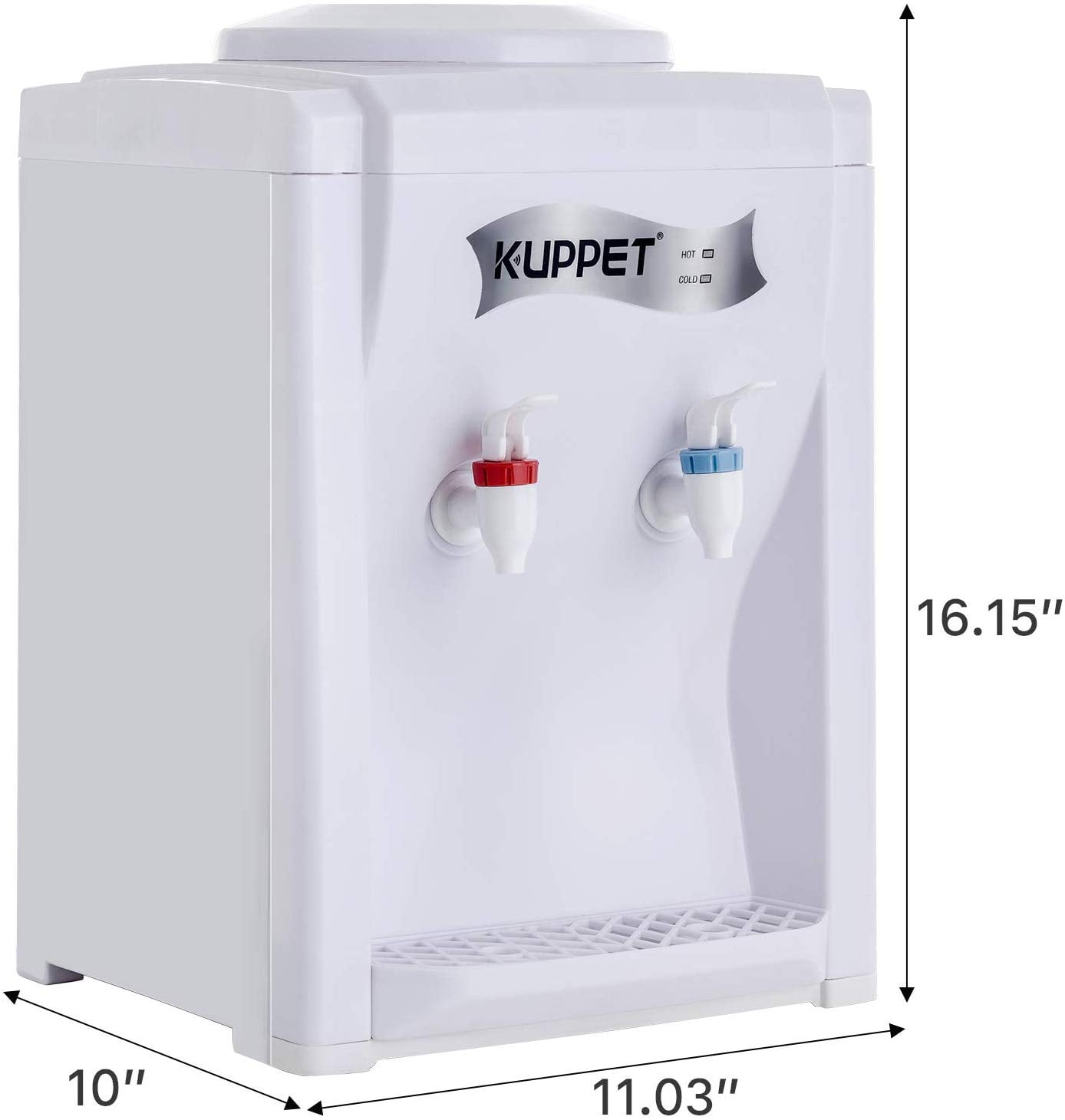 Kuppet Countertop Water Hex Cooler Dispenser 3 5 Gallon Hot Cold