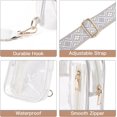 thumbnail image 4 of Clear Sling Bag, Clear Fanny Pack Stadium Approved Crossbody Bag Purses for Women Heavy Duty Transparent Chest Bag with Adjustable Strap, 4 of 6
