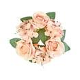 thumbnail image 2 of Tarmeek Romantic Candle Ring, Candle Holder Ring with Roses, Hydrangeas, Valentines Day Decorations Candelabra Creates Cozy Ambiance for Valentine's Day Dinner, 2 of 7