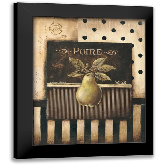 Poloson, Kimberly 12x14 Black Modern Framed Museum Art Print Titled - Poire