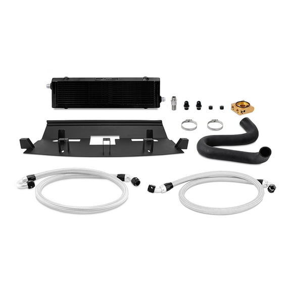 Mishimoto MMOC-MUS8-18TBK Oil Cooler Kit, fits Ford Mustang GT 2018-2023 Black