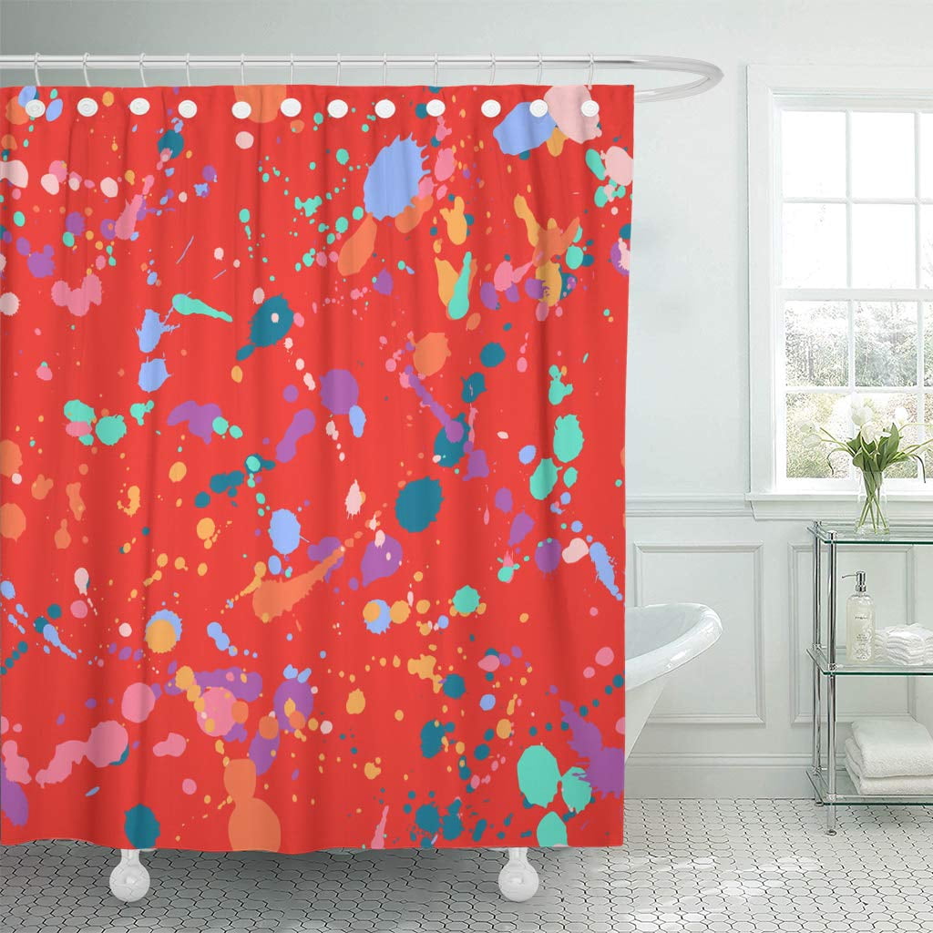 KSADK Oil Abstract Modern Painting with Expressive Splashes of Paint