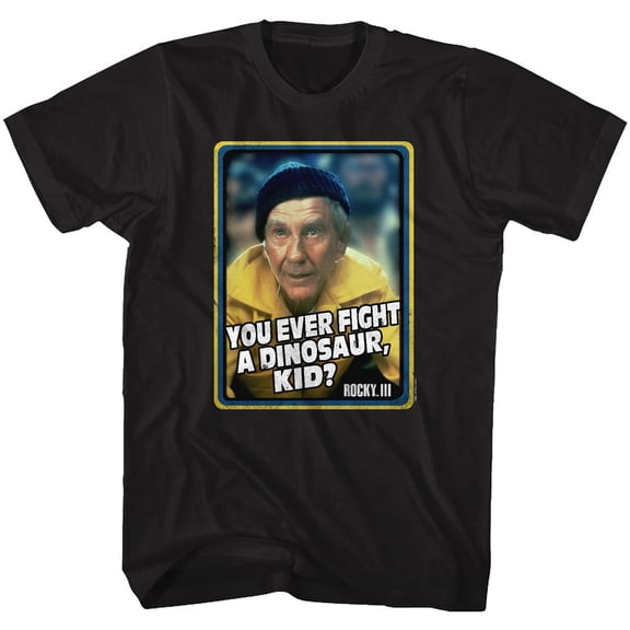 Rocky Dinosaur Black T-Shirt