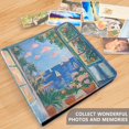 thumbnail image 4 of FORMRS 3 Ring Photo Album 4"x6" Self Adhesive Large Capacity PU Leather Cover, Sea Window, 4 of 8