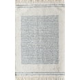 thumbnail image 2 of Rugs America BT35B Ice Frost Stripe Shag White Area Rug, 2'6" x 4', 2 of 6