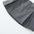 thumbnail image 6 of GYRATEDREAM Girls Skirt Casual Plain Pleated Elastic Waist Skater Skirts Little Kid Tennis Skirts Skorts, 6 of 9